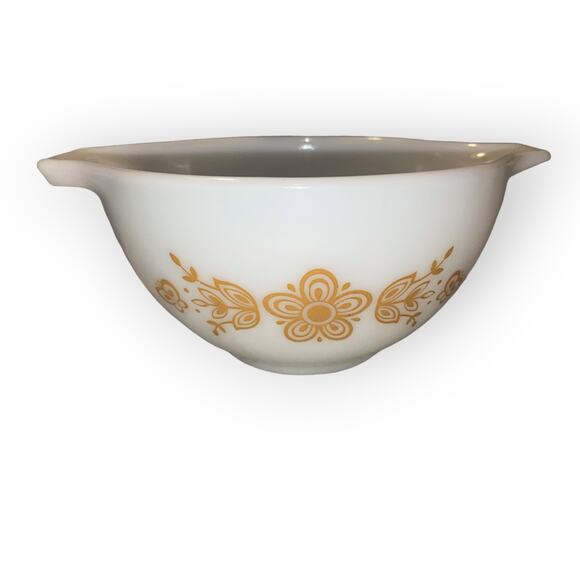 Vintage Pyrex Butterfly Gold 441 Mixing Bowl Pyrex 1960’s Gold Daisy - Picture 1 of 7